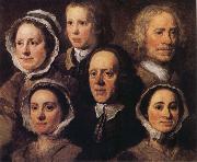 William Hogarth, Heads of Six of Hogarth's Servants